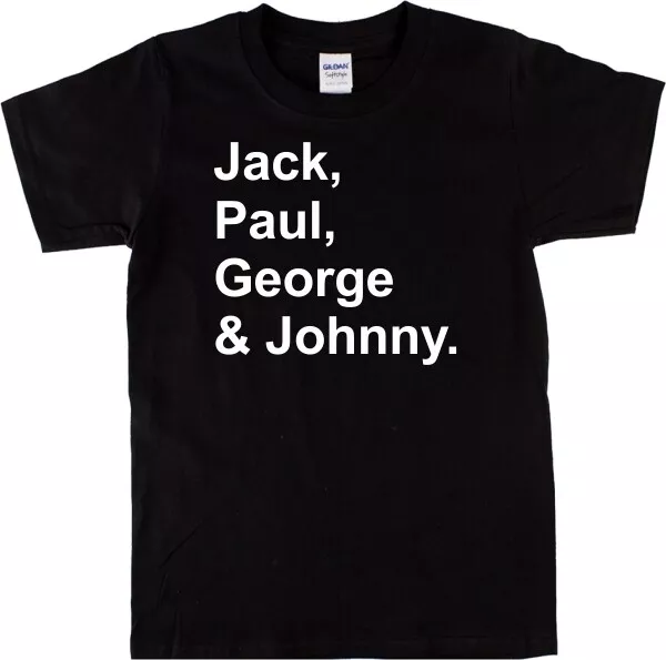 Beatles names t clearance shirt