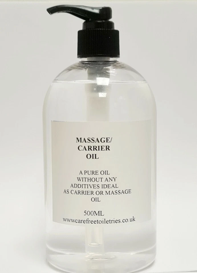 CAREFREE MASSAGE/CARRIER OIL 500ML WITH PUMP DISPENSER