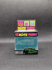 Nee Doh Nice Cube - Super Solid Squish  Blue - Brand New/Factory Sealed      