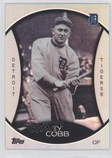 2010 Topps Wal-Mart Platinum Legends Chrome Cereal Ty Cobb #PC3 HOF 1f0