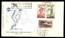 Mayfairstamps Italy FDC 1960 Olympics statue and arena First Day Cover aaw_66331