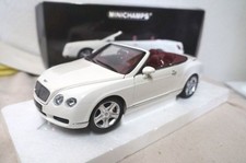 Minichamps Bentley Continental GTC 2006 1 18 miniature car white