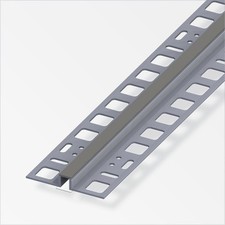 alfer Dehnfugenprofil 1 m, 10 x 8 x 21 mm PVC (Kunststoff) glatt betongrau