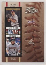 2005 Donruss Leather & Lumber Rivals Silver Greg Maddux Jeff Bagwell HOF fm0