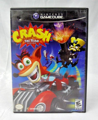 Nintendo Gamecube Crash: Tag Team Racing Video Game 2005 Complete in Box!