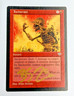 MTG MIRAGE Incinerate SIGNED IN GOLD BY BRIAN SNODDY