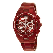 Technomarine Cruise Chronograph Quartz Crystal Red Dial Men's Watch TM-121232