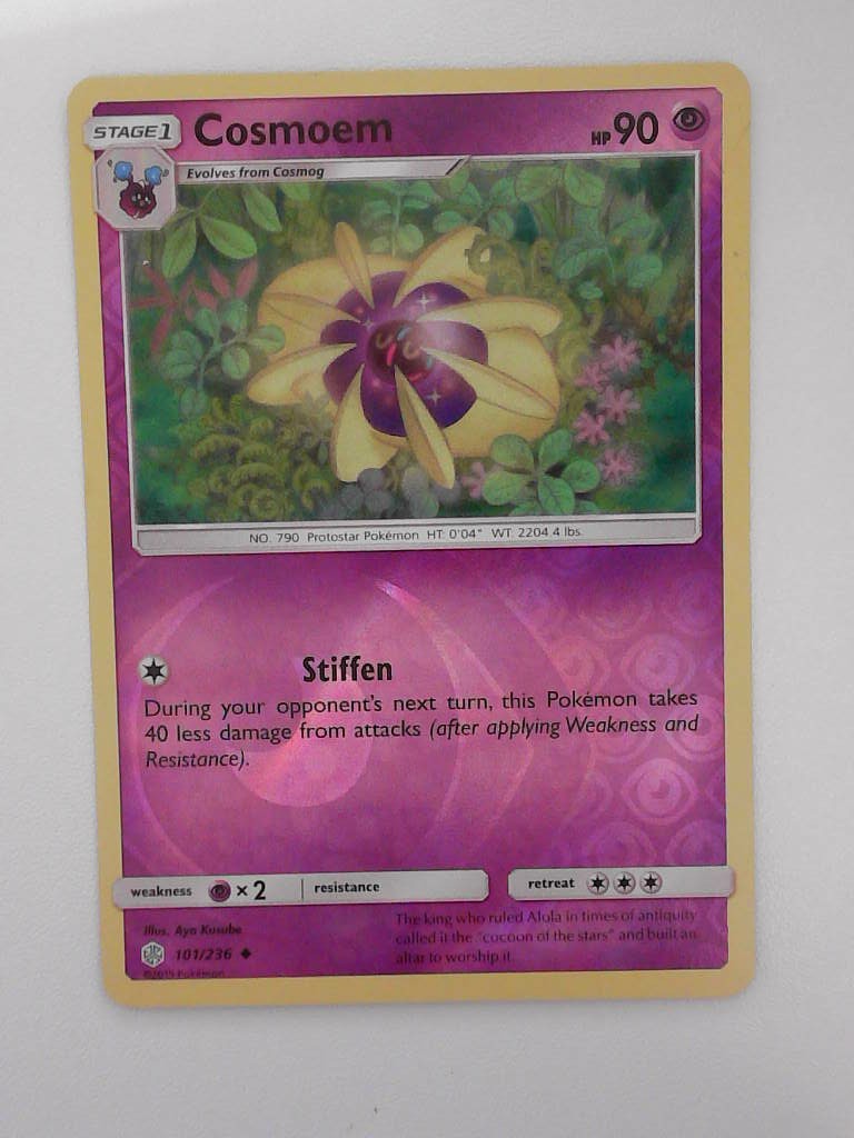 Cosmoem 101/236 Uncommon Cosmic Eclipse Pokemon Reverse Holo Lightly Played