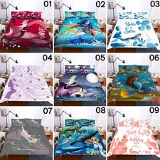 Mermaids Single/King Single/Double/Queen/King Bed Quilt/Doona/Duvet Cover Set