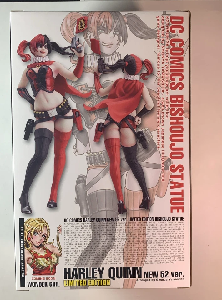 Harley Quinn Bishoujo Statue New 52 Limited NYCC Kotobukiya DC Comics NEW - Image 2 of 4
