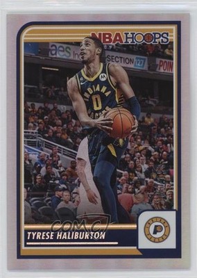 2023-24 Panini NBA Hoops Silver 105/199 Tyrese Haliburton #30 1aj
