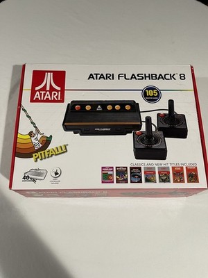 Atari Flashback 8 Classic Game Console 105 Built In Games in Box Tested