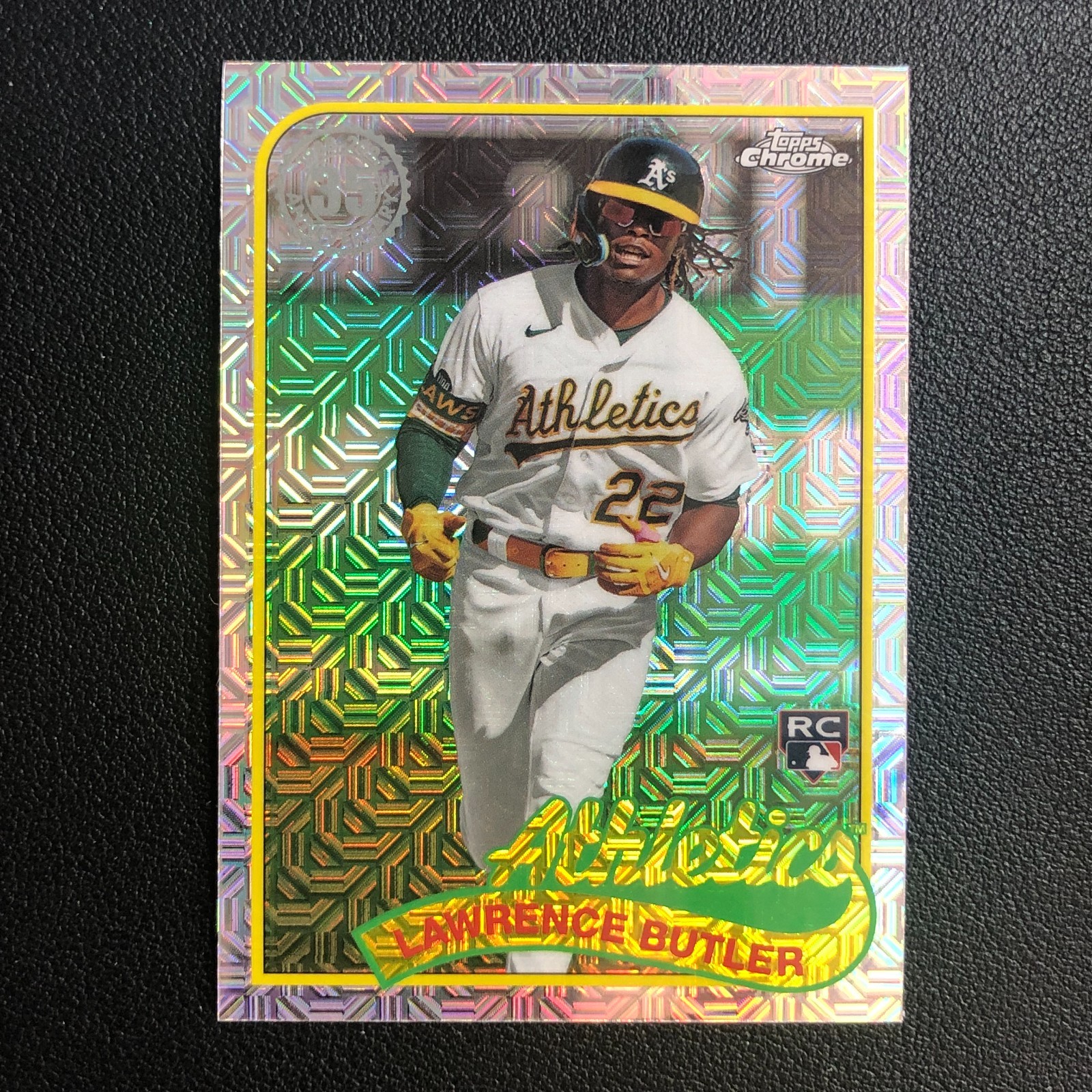 2024 Topps Silver Pack 1989 Chrome Promo Lawrence Butler RC Mojo Athletics