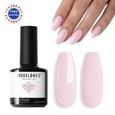 Pink Gel Polish 15 ML modelones Light Nail Valentine Bbay Soak Manicure Soft