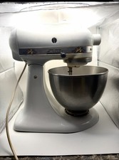 Vintage KitchenAid K45 Tilt-Head Stand Mixer White w/ B