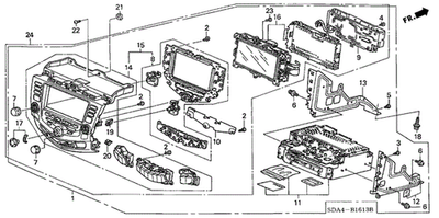 #ad Genuine Honda Display Assembly Panel Power *NH482L* Black Metallic 39177 SDA L $1357.98