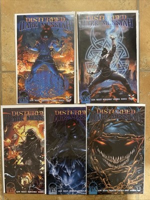 DISTURBED : DARK MESSIAH #1-5 SET OPUS COMICS