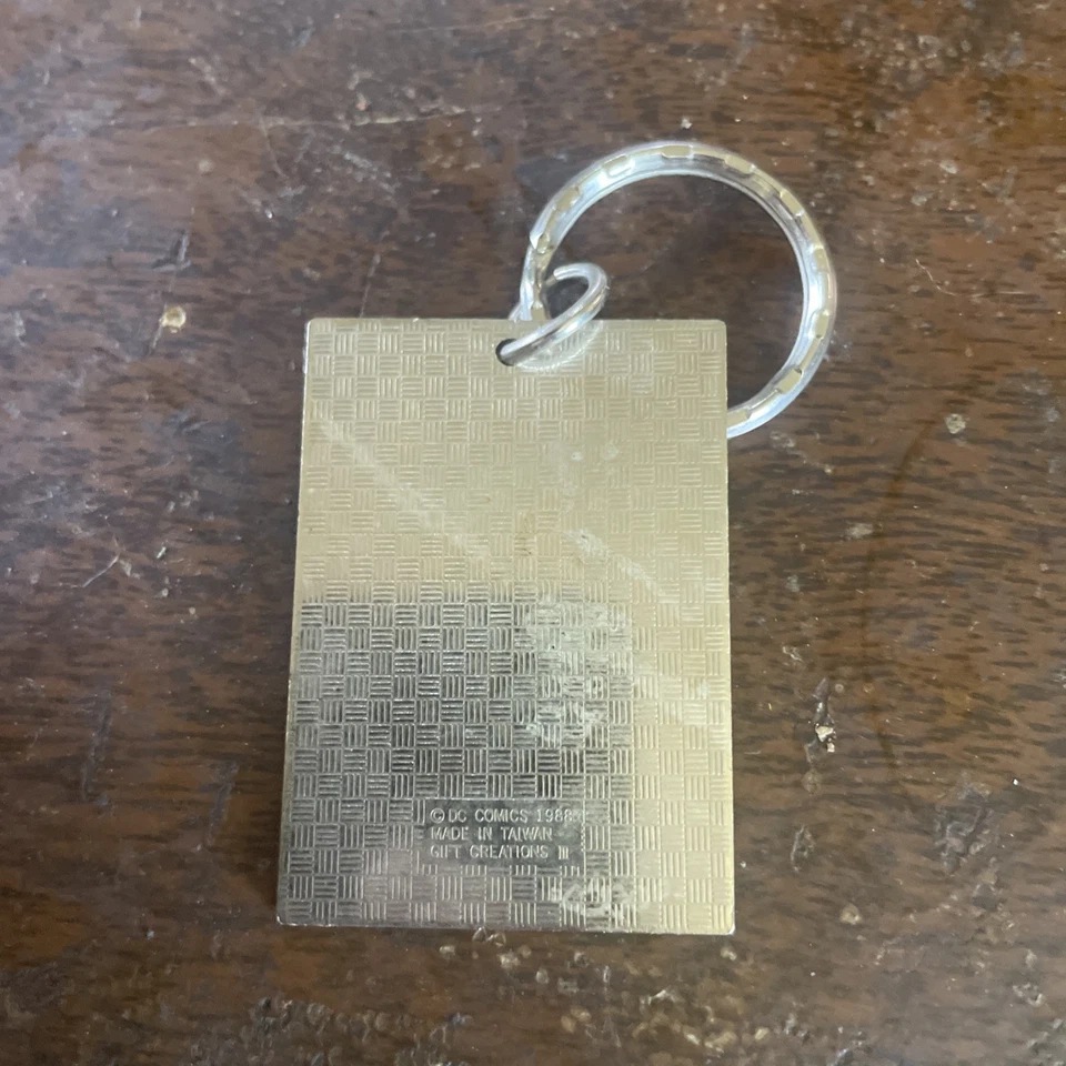 Vintage 1988 Gift Creations DC Comics Batman Keychain Made in Taiwan - Image 2 of 2