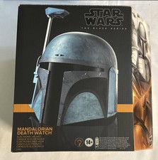 STAR WARS THE BLACK SERIES MANDALORIAN DEATH WATCH ELECTRONIC HELMET - BRAND NEW
