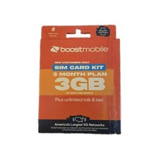 Boost Mobile SIM Kit 3GB Data 3