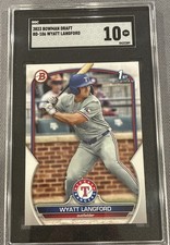 2023 Bowman Draft - Wyatt Langford #BD-106 (RC)