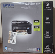 Impresora de inyección de tinta todo en uno inalámbrica Epson WorkForce WF-2630 escáner copiadora NUEVO