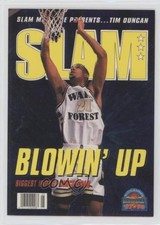 1997 Score Board Auto Basketball Slam Magazine Tim Duncan #SD5 HOF 9u0