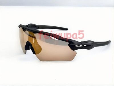 Oakley Radar EV Patn Sunglasses Black Frame Gold Prizm Lenses OO9208