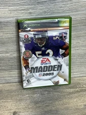 Madden NFL 2005 (Microsoft Xbox 2004) EA Sports Simulation Video Game (CIB)