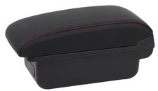 Ricambi auto Reposabrazos central negro de tela con compartimento de almacenamiento para Opel Corsa E desde 2014 en adelante