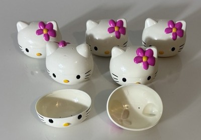 Hello Kitty Figure Plastic Shell Containers- Easter