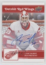 2025-26 Upper Deck Detroit Red Wings Centennial Cam Talbot #15 Auto 2o7