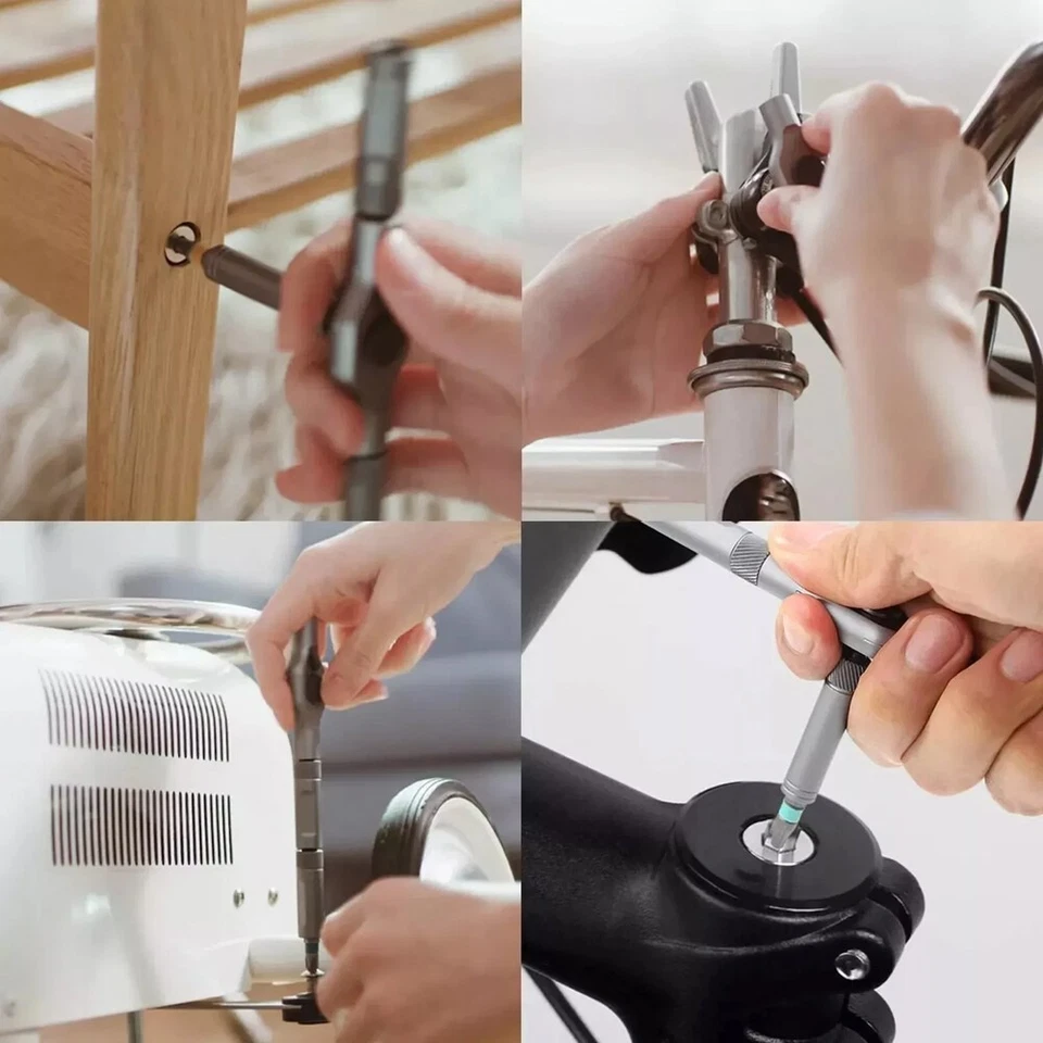 24 in 1 Magnetic Mini Screwdriver Head Set DIY Tool Kit for Phone Watch Repair - Image 3 of 4