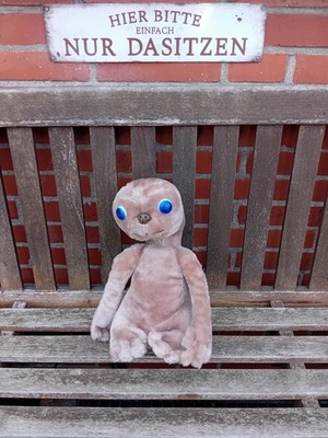 E.T. ZUM KUSCHELN Vintage 1982 SHOWTIME 12'' Extra Terrestrial  Sammlerobjekt 