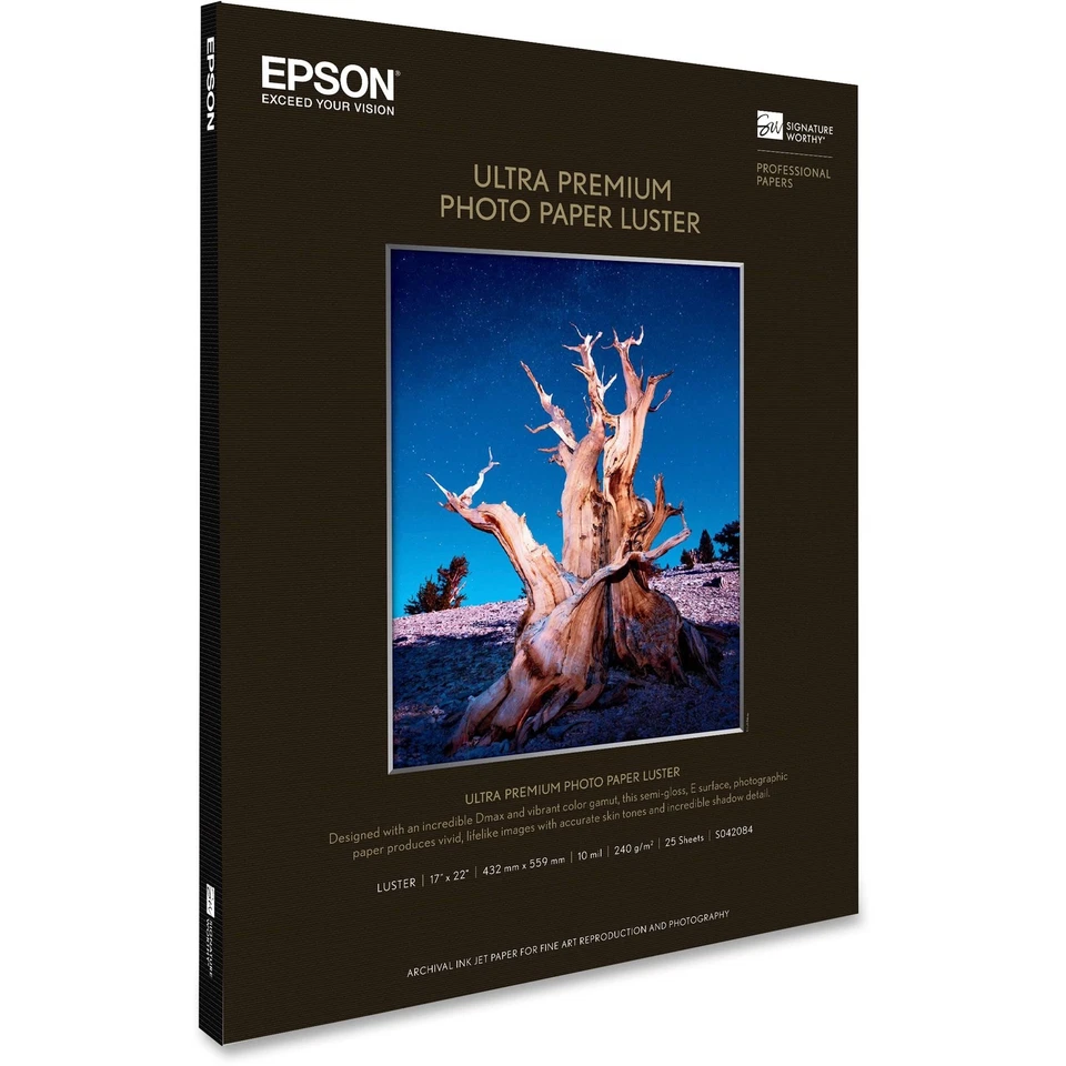 Epson Ultra Premium Luster Surface Photo Paper - Image 2 of 2