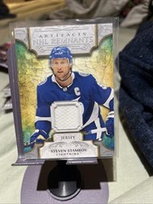 2020-21 ARTIFACTS NHL REMNANTS STEVEN STAMKOS WORN JERSEY TAMPA BAY LIGHTNING