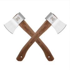 Throwing Axe, 2Pack 14.6" Throwing Hatchet with High Carbon Steel Wooden Ha...