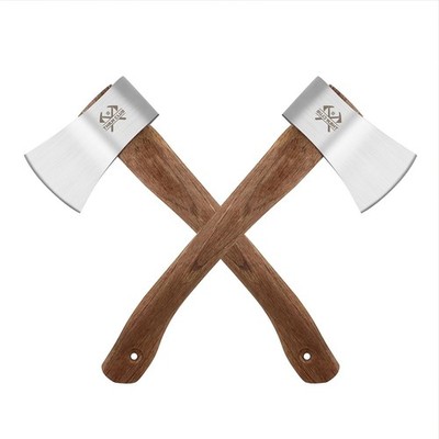 Throwing Axe, 2Pack 14.6'' Throwing Hatchet with High Carbon Steel & Wooden Ha...