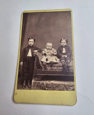 c.1870 NEW YORK CITY CDV CARTE DE VISITE CABINET CARD PHOTO NY FERDINAND GOEBEL