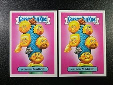 Juego de 2 cartas parodia de Los Simpson Bart Lisa Homer Marge Maggie Simpson cubo de basura para niños