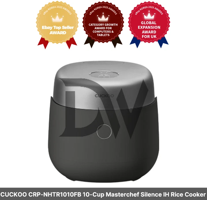 CUCKOO CRP-NHTR1010FB 10-Cup Masterchef Silence IH Rice Cooker / 220V / EU PLUG