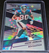 2025 Absolute Andre Johnson Purple Astro /199 #188 Houston Texans