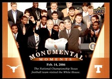 2011 Upper Deck University of Texas Monumental Moments Texas Longhorns #96