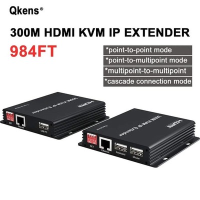 300M HDMI KVM IP Extender über Rj45 Ethernet Cat6 Kabel HDMI Splitter Support Key