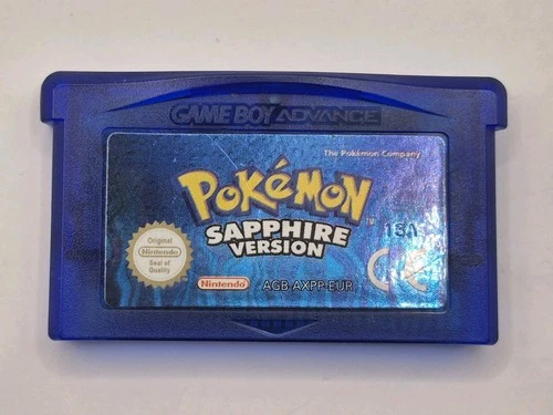 Pokemon Sapphire And X3 Pokemon Ruby (GBA) Genuine - PAL Cartridge Only
