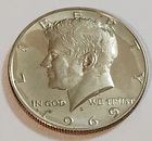 1969‑S Kennedy Half Dollar • Proof • 40% Silver • Deep Cameo Mirrors     x78