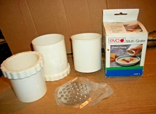 Eva Multi Cheese Grater With 2 Discs Fine & Medium Coarse New In Box