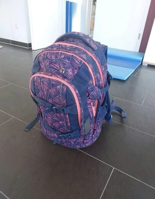 Satch Pack Schulrucksack Pink Blau   Ergonomischer Schulrucksack mit 30 Liter