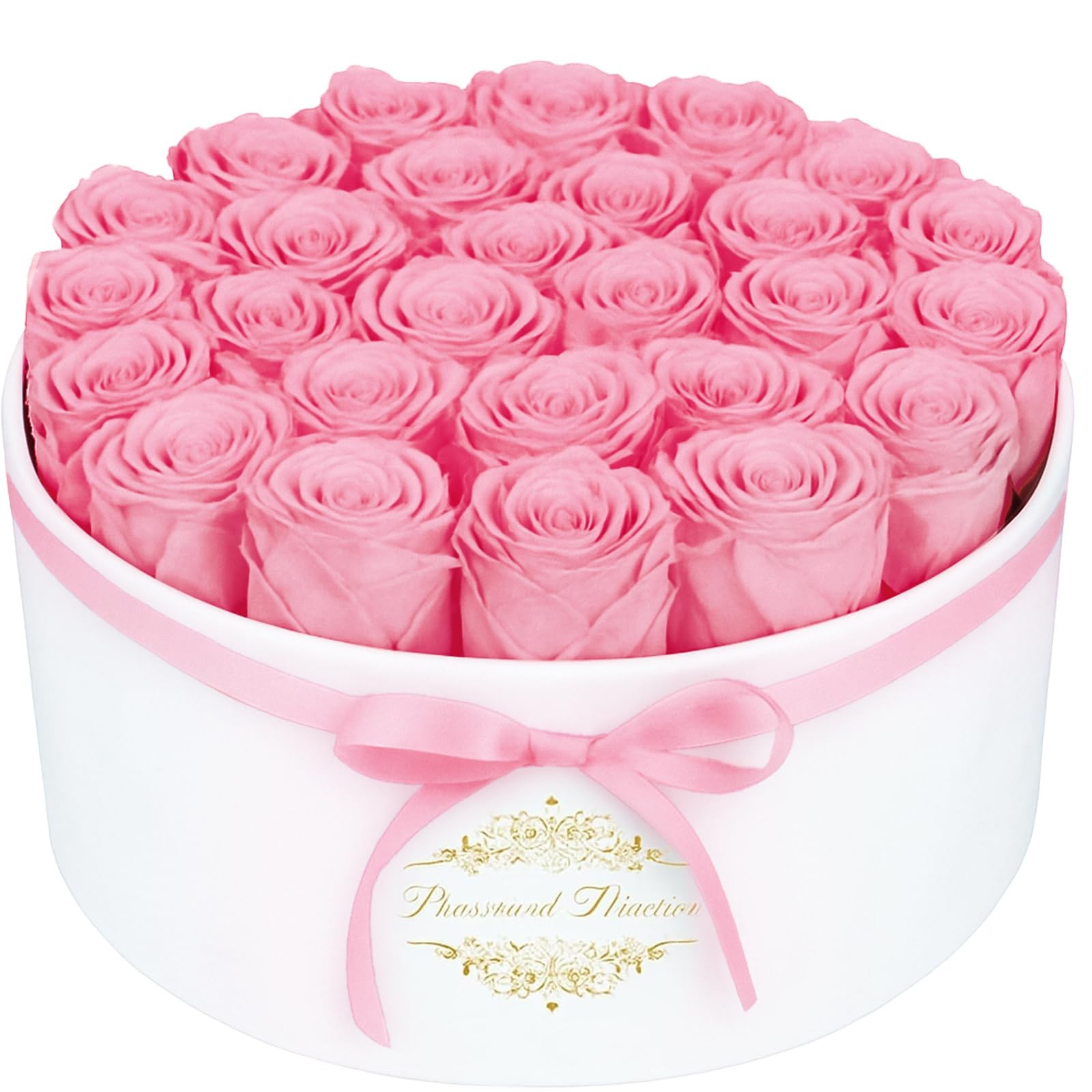 17 Forever Flowers in a Luxury Suede Box, Preserved Roses Birthday Gifts for