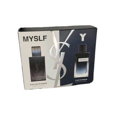 YSL MYSLF & Y Eau de Parfum Mini Set 0.25oz 7.5ml Each Men Fragrance Duo 2 Piece